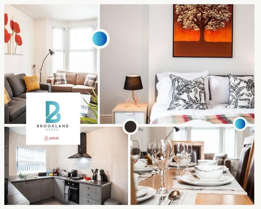 2 Bedroom House By Brookland Stays Serviced Accommodation Short Lets Liverpool With Free Wifi Eksteriør billede